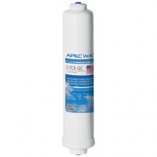 APEC 5-TCR-QC US MADE 10" Inline Carbon Filter with ¼” Quick Connect For Reverse Osmosis Water Filter System (For Standard System) - B01I429WW2